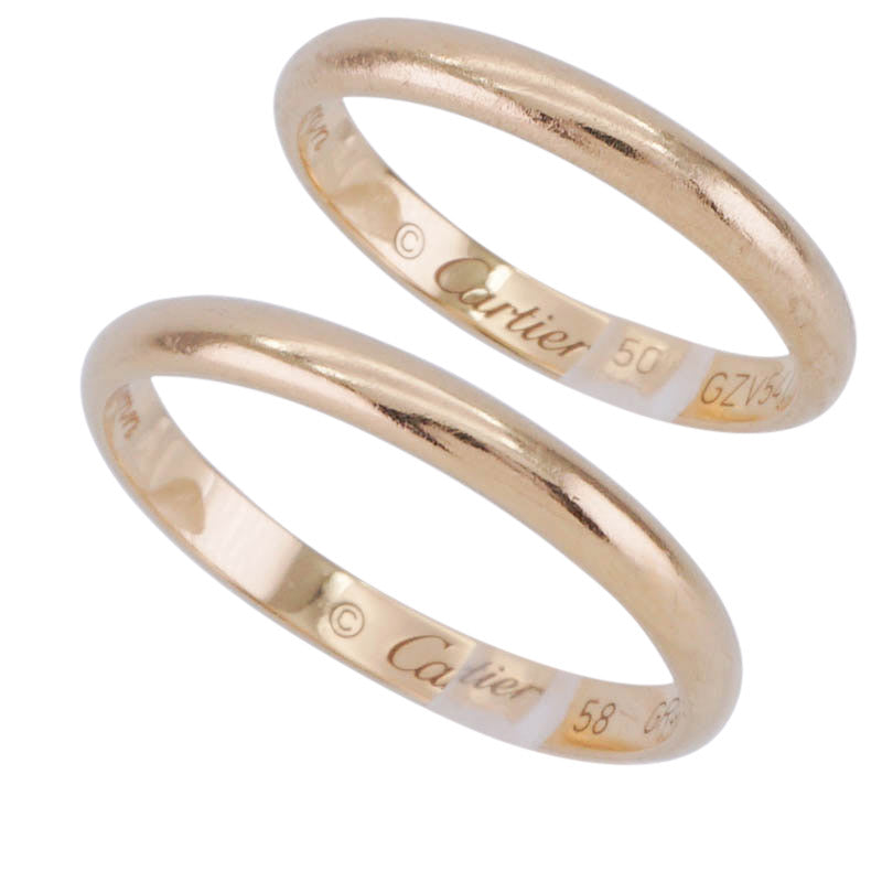 カルティエ Cartier 1895 ウェディング リング 1895 wedding band リング 指輪 750YG イエロー ゴールド –  Tieel Vintage