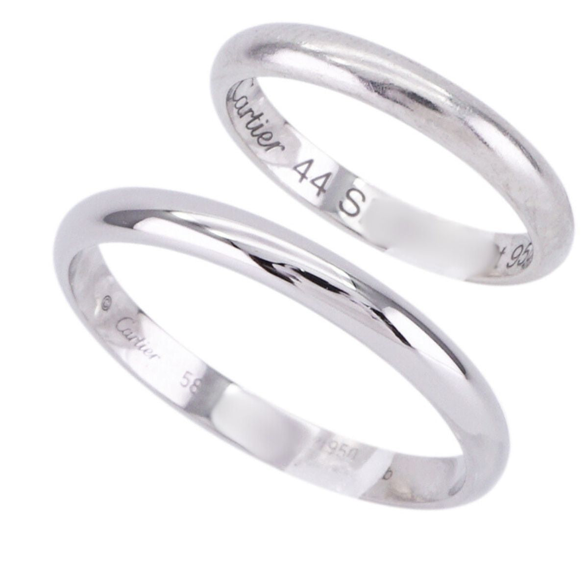 CARTIER Cartier 1895 Wedding Ring 1895 WEDDING BAND Ring Pt950