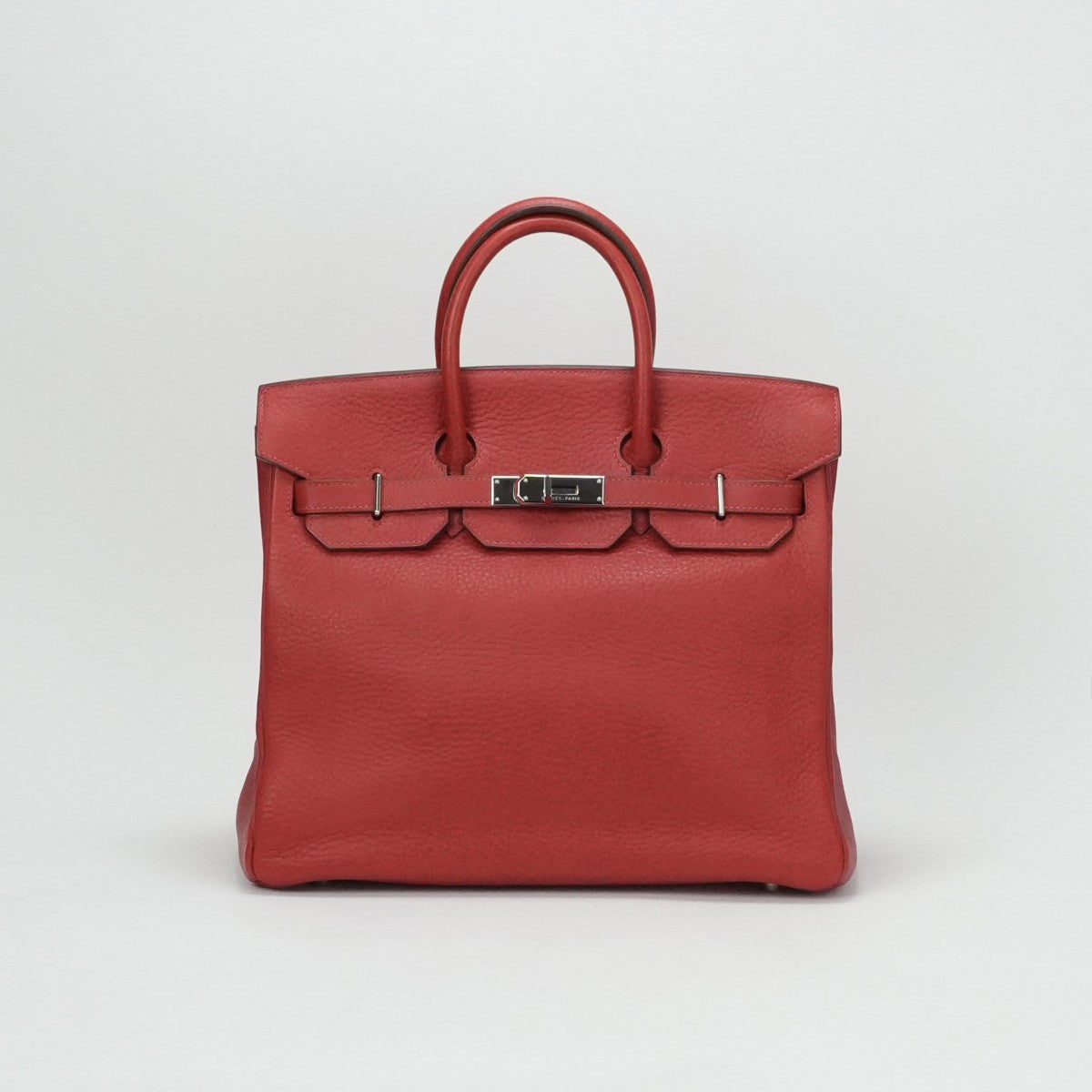 エルメス　オータクロア32 HERMES エルメス オータクロア32 ハンドバッグ ボックスカーフ ダーク