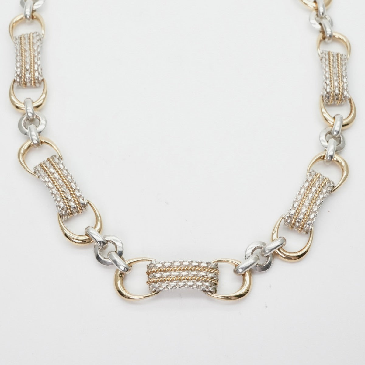 【極美品】HERMESエルメストゥールビヨンネックレス シルクチョーカー馬銜希少 HERMES - 極美品☆HERMES エルメス トゥールビヨン シルク