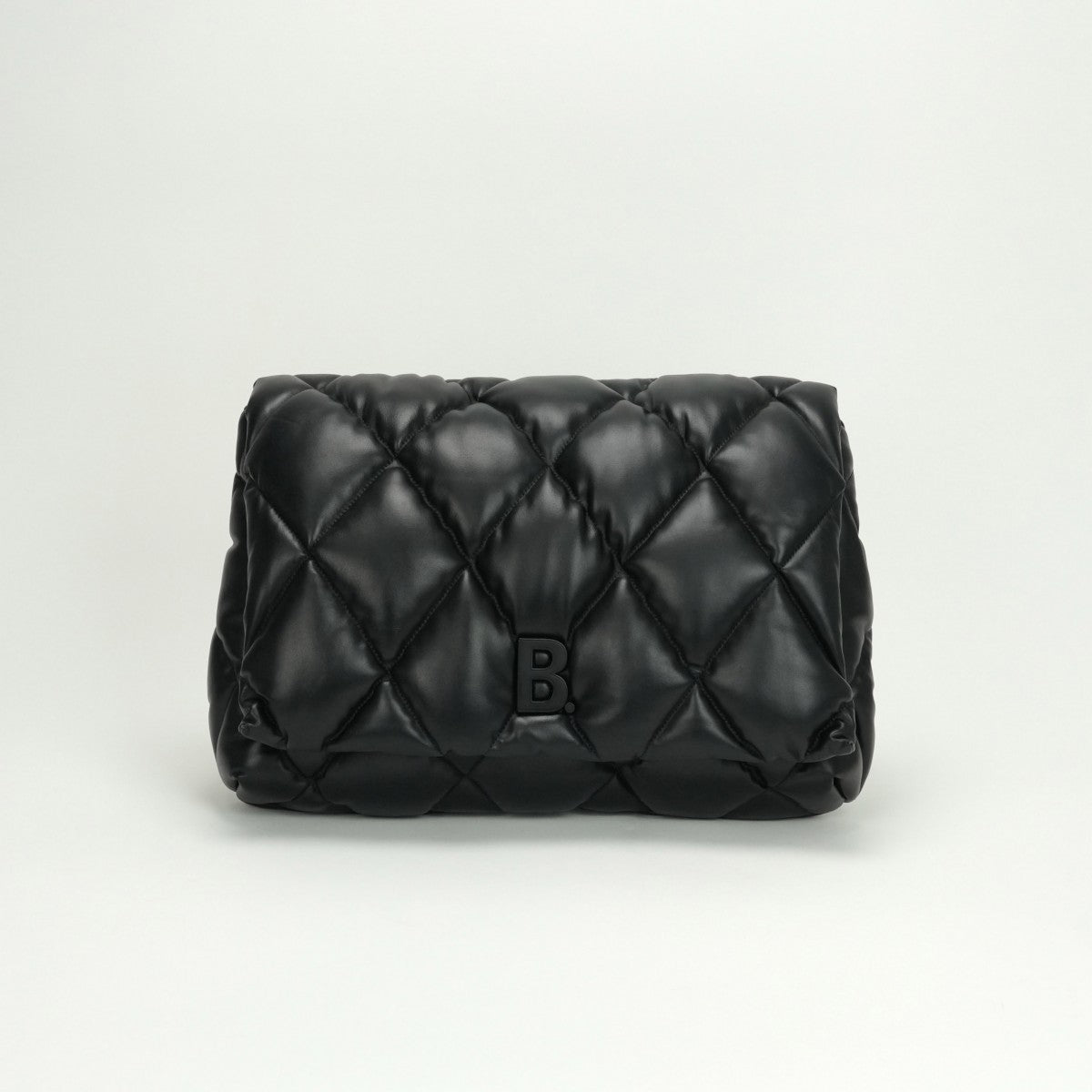 バレンシアガ BALENCIAGA TOUCH PUFFY キルティング バッグ クラッチバッグ セカンドバッグ レザー ブラック black 黒 バレンシアガ BALENCIAGA TOUCH PUFFY キルティング バッグ クラッチ