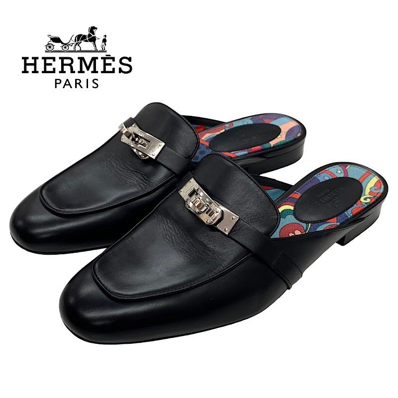 ゆうこりんHERMES エルメス ベロア ベルベット ミュール サンダル バックル | santelaboratorio.com.br