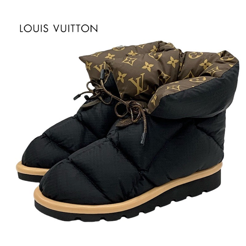 未使用 ルイヴィトン LOUIS VUITTON ピローライン モノグラム ブーツ