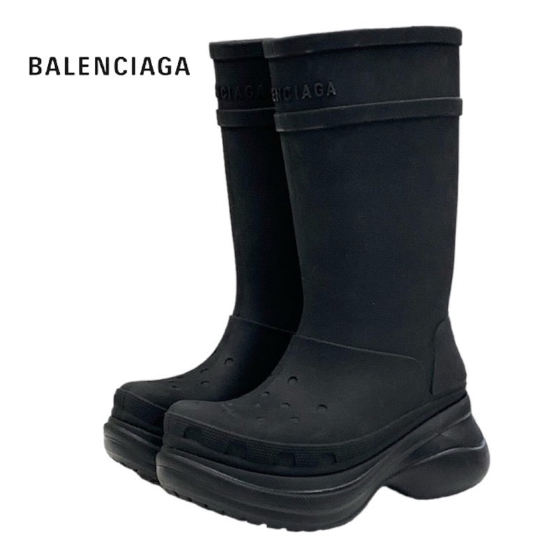 バレンシアガ BALENCIAGA クロックス ブーツ ロングブーツ 靴