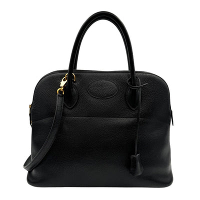 HERMES HERMES Bolide 35 Bolide 35 Bag, Tote Bag, Shoulder Bag, Ardennes Noir, Black, Black, Gold Hardware, Handbag