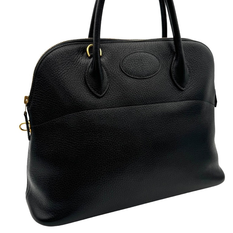 HERMES HERMES Bolide 35 Bolide 35 Bag, Tote Bag, Shoulder Bag, Ardennes Noir, Black, Black, Gold Hardware, Handbag