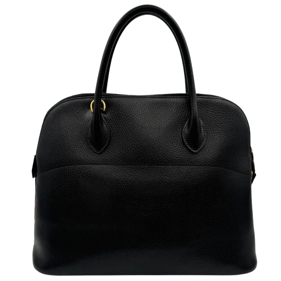 HERMES HERMES Bolide 35 Bolide 35 Bag, Tote Bag, Shoulder Bag, Ardennes Noir, Black, Black, Gold Hardware, Handbag