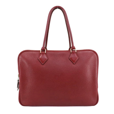 HERMES HERMES Plume 32 Plume 32 Bag Tote Bag Togo Red Red Gold Metal Fittings