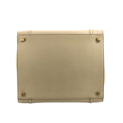 CELINE CELINE Luggage Phantom luggagePhantom Phantom luggage Bag, Tote Bag, Leather, Beige, Gold Hardware, Handbag