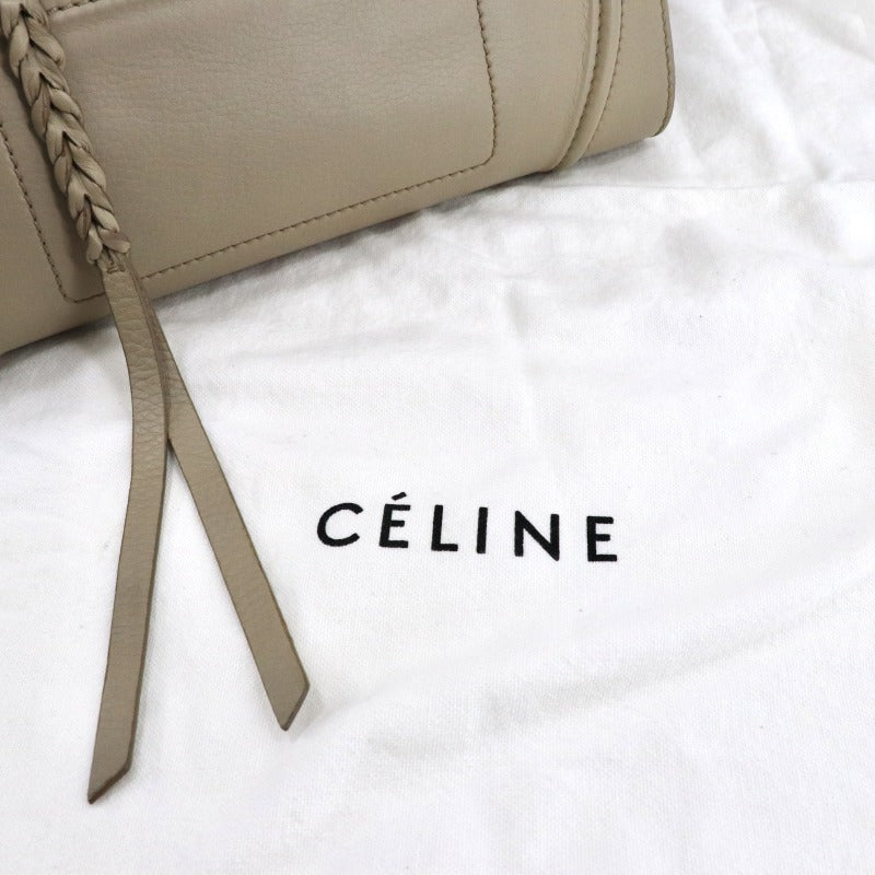 CELINE 셀린 수하물 Phantom luggage환상 Phantom luggage 가방, 토트 백, 가죽, 베이지 색, 금 하드웨어, 핸드백