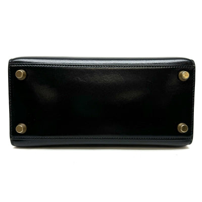 HERMES HERMES Kelly 20 Kelly 20 Mini kelly Bag, Tote Bag, Shoulder Bag, Box Calf, Noir, Black, Gold Fittings