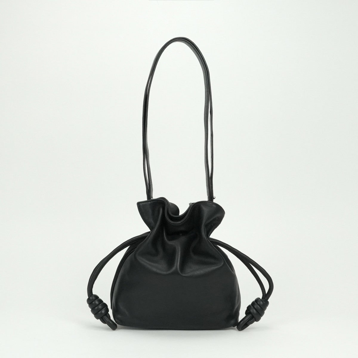 ロエベ LOEWE フラメンコ バッグ ショルダーバッグ ナッパレザー ブラック Black 黒 シルバー金具 新型