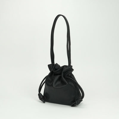 ロエベ LOEWE フラメンコ バッグ ショルダーバッグ ナッパレザー ブラック Black 黒 シルバー金具 新型