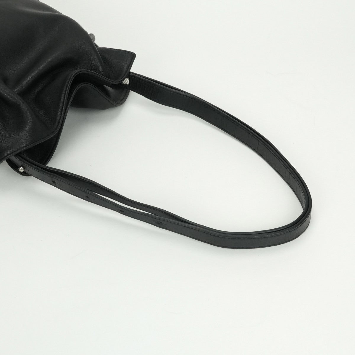ロエベ LOEWE フラメンコ バッグ ショルダーバッグ ナッパレザー ブラック Black 黒 シルバー金具 新型