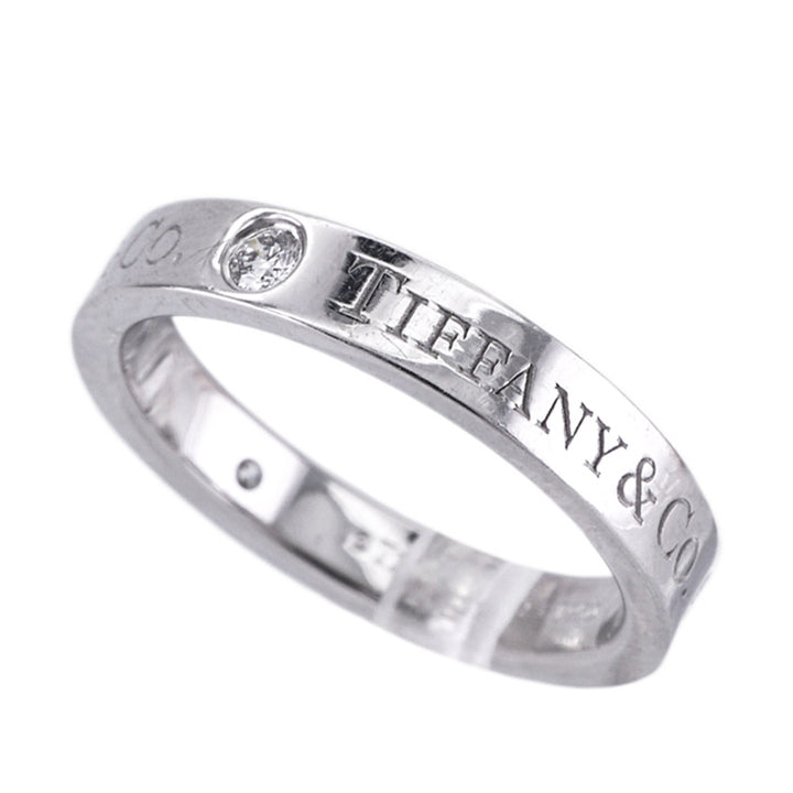 eri TIFFANY&Co 750 ダイヤモンド フラットバンド リング eri様専用 TIFFANY&Co 750 ダイヤモンド フラットバンド リング