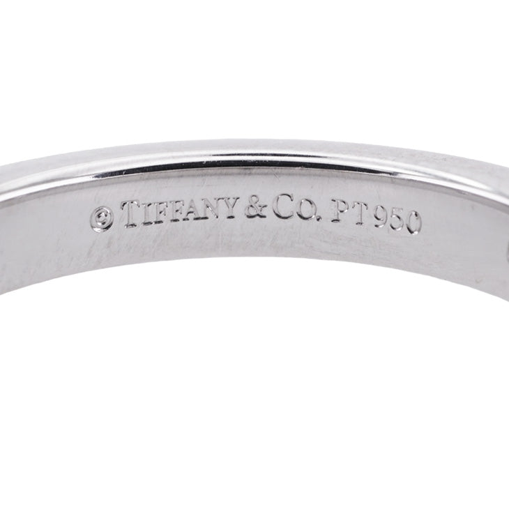 最終値下 美品 TIFFANY ティファニー 現行モデル バンドリング プラチナ Tiffany & Co. - ティファニー ウェディング バンドリング