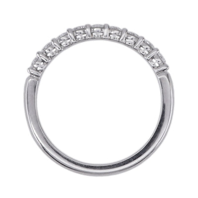 Tiffany & Co. TIFFANY&Co. Embrace Bandling Tiffany & Co. Forever ring pt950 half circle half eternity diamond ring platinum