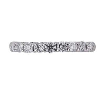 Tiffany & Co. TIFFANY&Co. Embrace Bandling Tiffany & Co. Forever ring pt950 half circle half eternity diamond ring platinum