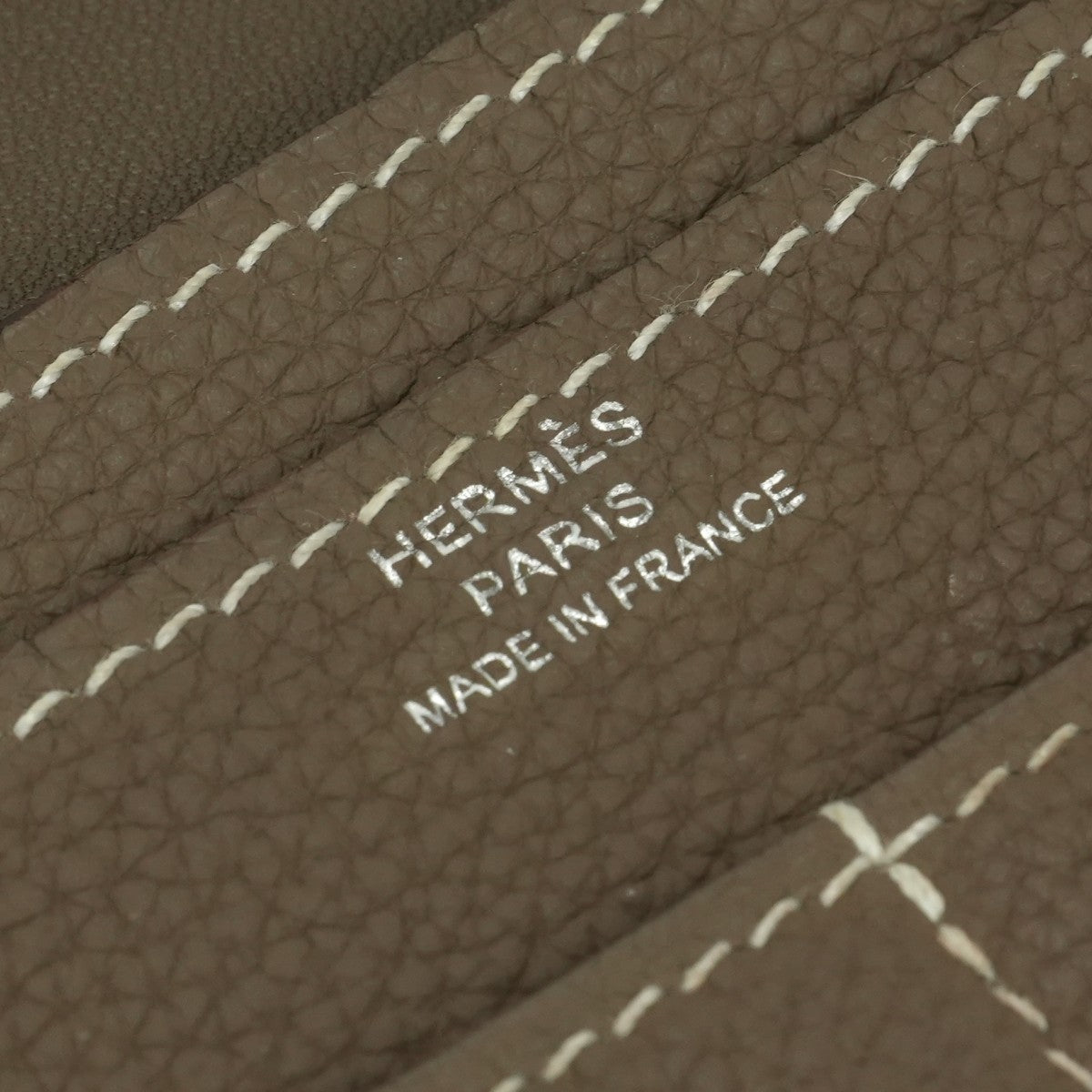エルメス HERMES ドゴンGM ドゴン GM ドゴンデュオ 財布 長財布 ロングウォレット トリヨンクレマンス エトゥープ Etoupe グレー gray シルバー金具