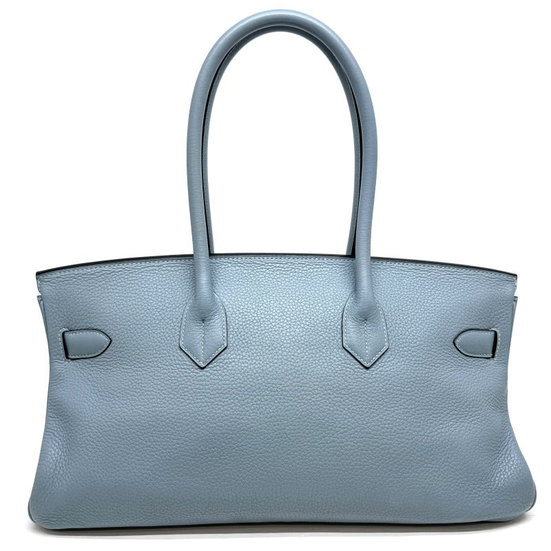 HERMES HERMES Shoulder birkin Bag Shoulder Bag Torillon Clemence Ciel Blue Blue Silver Hardware