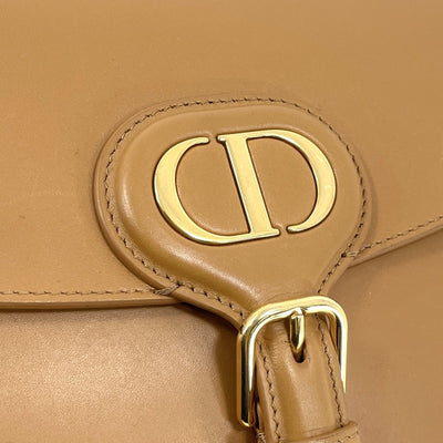 CHRISTIAN DIOR CHRISTIAN DIOR Dior bobby Bag medium DIOR BOBBY Bag Shoulder Bag Box Calfskin Brown Brown Gold Metal Fittings