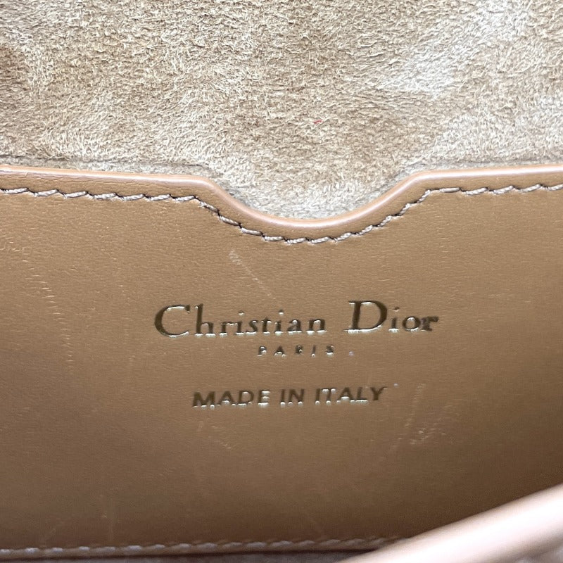 クリスチャンディオール CHRISTIAN DIOR ディオールボビー バッグ ミディアム DIOR BOBBY バッグ ショルダーバッグ ボックスカーフスキン ブラウン 茶 ゴールド金具