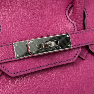 エルメス HERMES バーキン30 バーキン 30 スペシャルオーダー SPO パーソナルオーダー PO バイカラー バッグ トートバッグ シェブルミゾル ローズショッキング ウルトラバイオレット バイカラー ピンク ショッキングピンク シルバー金具 シェーブル ハンドバッグ