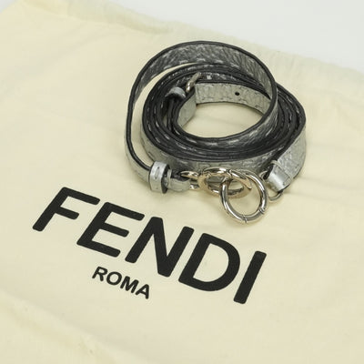 FENDI Fendi Peekaboo Serelia 가방 토트 가방 숄더백 가죽 가죽 은색 금속 피팅 핸드백