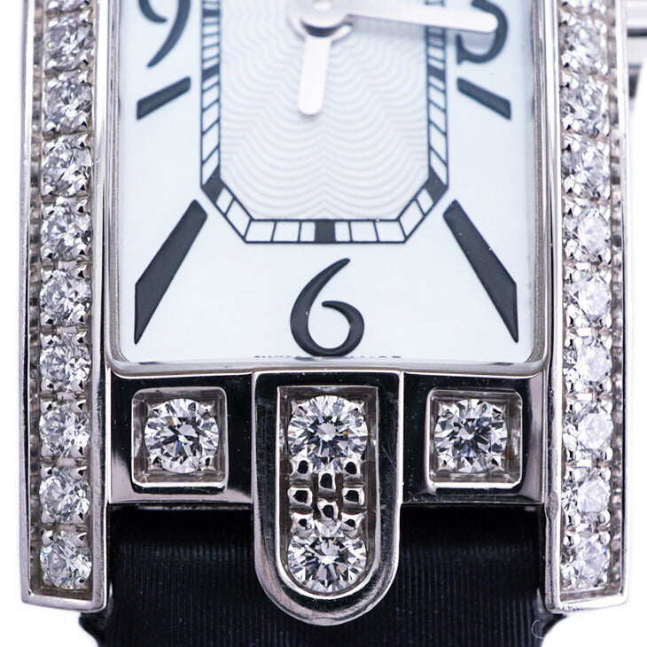 HARRY WINSTON Harry Winston Avenue C Mini Watch Wartwatch 750WG White White Avenue迷你白金钻石