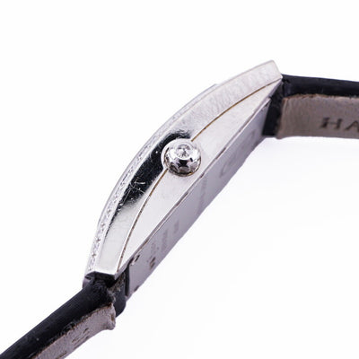 HARRY WINSTON Harry Winston Avenue C Mini Watch Wartwatch 750WG White White Avenue迷你白金钻石