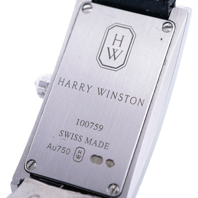 HARRY WINSTON HARRY WINSTON Avenue C Mini Watch 750WG White Avenue Mini White Gold Diamond