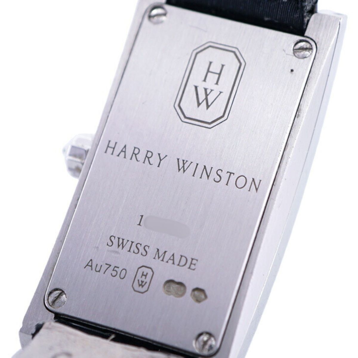 HARRY WINSTON Harry Winston Avenue C Mini Watch Wartwatch 750WG White White Avenue迷你白金钻石