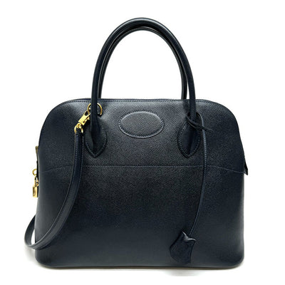 HERMES HERMES Bolide 35 Bolide 35 Bag, Tote Bag, Shoulder Bag, Kushbell, Navy, Navy, Gold Fittings