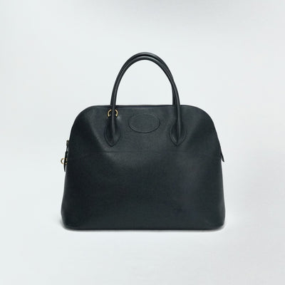 HERMES 爱马仕 Bolide 35 Bolide 35 包，手提袋，肩膀袋，库什贝尔，海军，海军，金配件