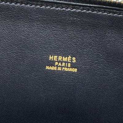 HERMES 爱马仕 Bolide 35 Bolide 35 包，手提袋，肩膀袋，库什贝尔，海军，海军，金配件