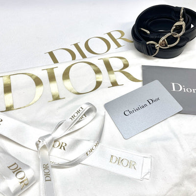 クリスチャンディオール CHRISTIAN DIOR レディディオール ラージ LADY DIOR カナージュバッグ バッグ トートバッグ ショルダーバッグ ラムスキン ブラック 黒 ゴールド金具