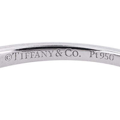 Tiffany & Co. Tiffany＆Co Tiffany & Co. 真正的钻石白金 Tiffany & Co.真正的钻石戒指婚礼戒指婚姻戒指剪切