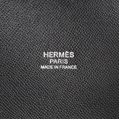 HERMES 爱马仕 Cha?ne d'ancre bag Chaine d'Ancre 袋手提袋夫人小牛丝绸丝绸黑色海军黑色海军篮子袋 Chaine d'Ancre