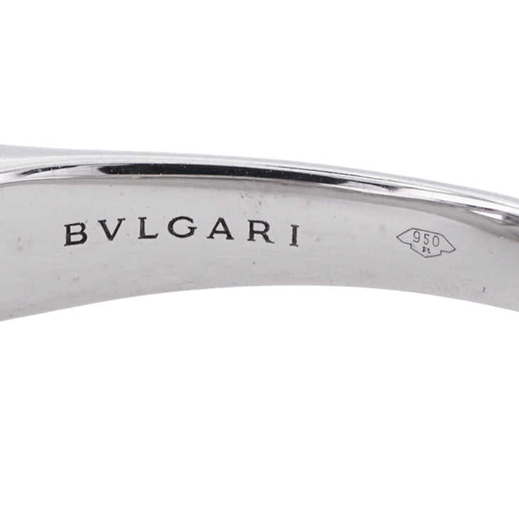 BVLGARI Bvlgari Incontro Damore Incontro Damore 링 링 PT950 실버 다이아몬드 반지 약혼 반지 약혼 반지