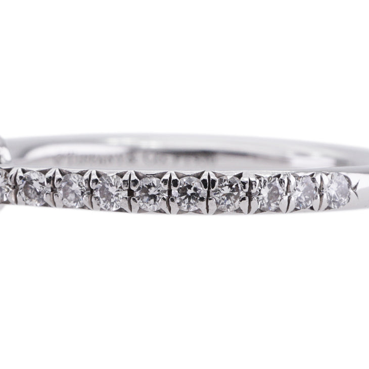 Tiffany & Co. Tiffany＆Co。 Tiffany & Co. Sorest Ring PT950银色Sorest Diamond Ring solest Ring Ring订婚戒指