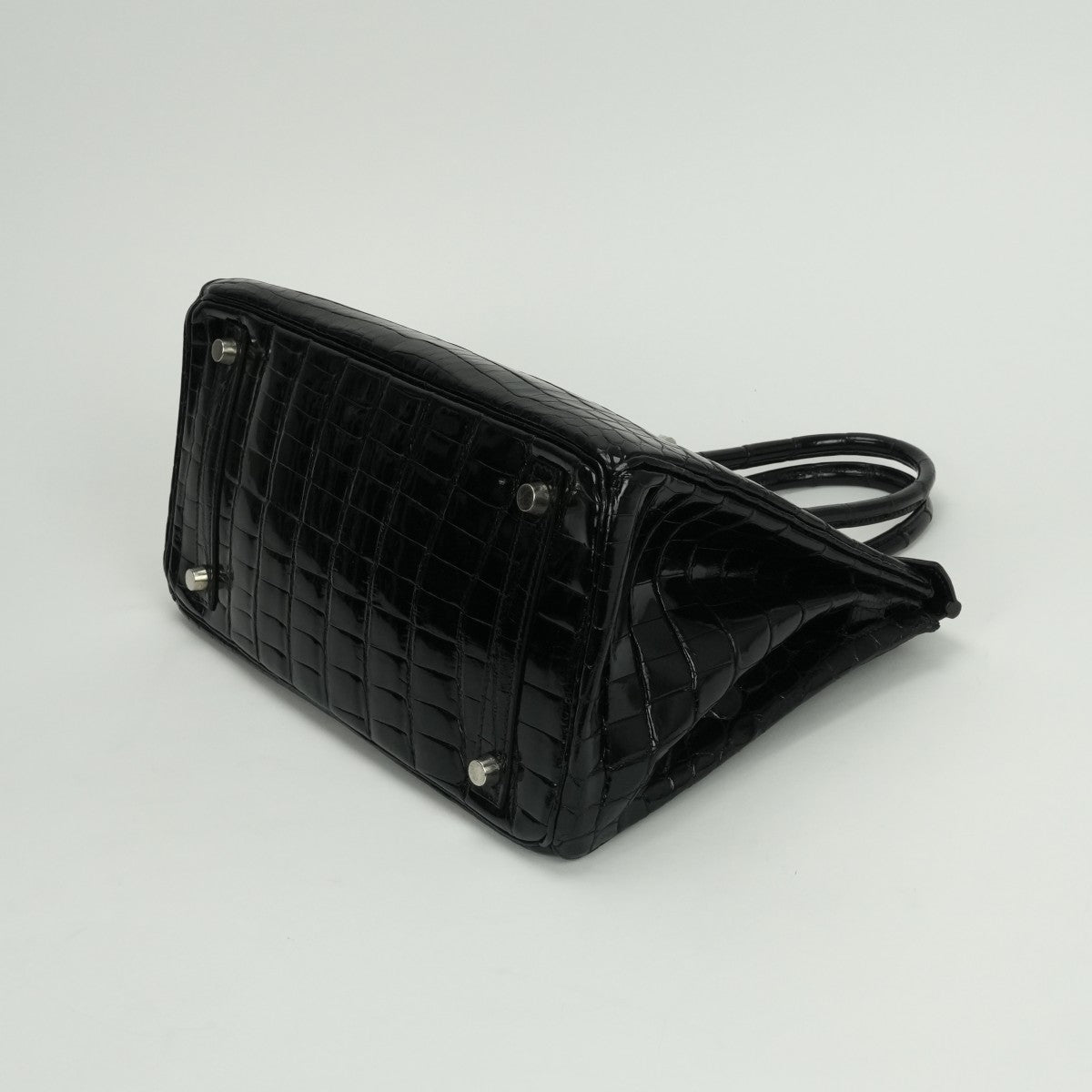 エルメス HERMES バーキン30 バーキン 30 バッグ トートバッグ ニロティカス クロコダイル ノワール Noir ブラック Black 黒 シルバー金具