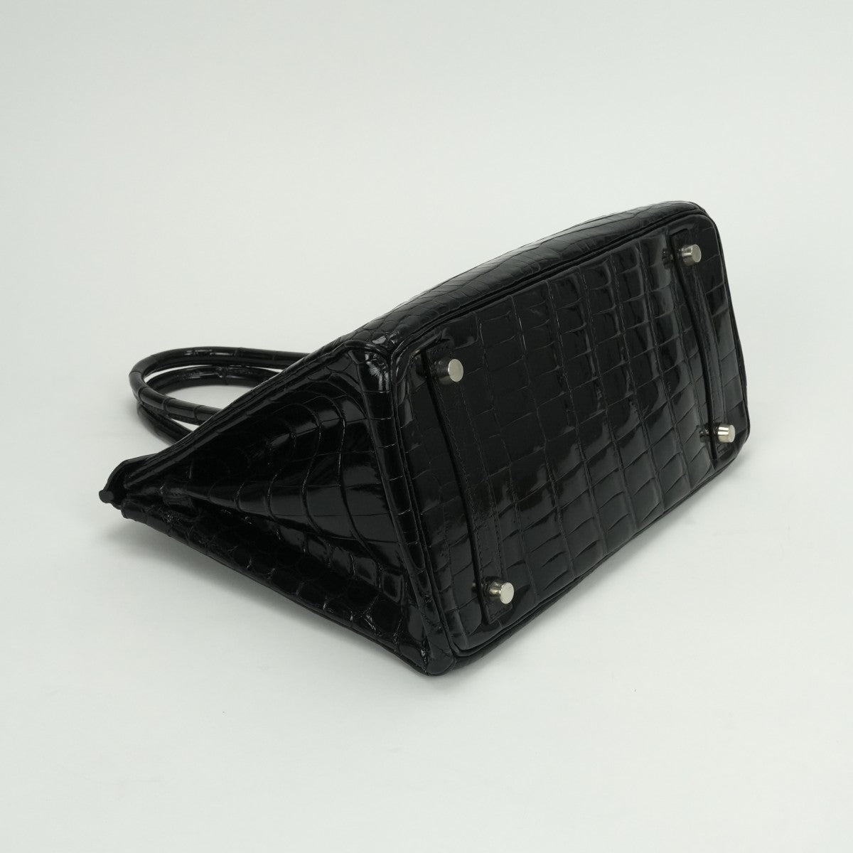 エルメス HERMES バーキン30 バーキン 30 バッグ トートバッグ ニロティカス クロコダイル ノワール Noir ブラック Black 黒 シルバー金具