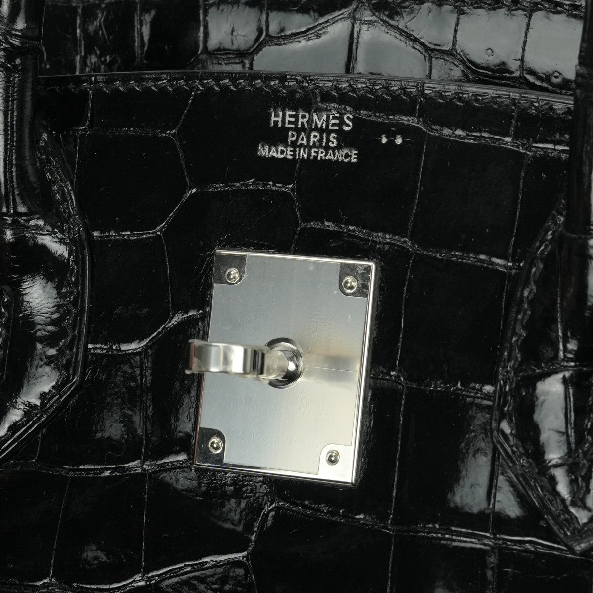 エルメス HERMES バーキン30 バーキン 30 バッグ トートバッグ ニロティカス クロコダイル ノワール Noir ブラック Black 黒 シルバー金具