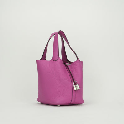 エルメス HERMES ピコタンロックPM ピコタンロック PM ピコタンPM ピコタンロック18 バッグ トートバッグ トリヨンクレマンス マグノリア Magnoria ピンク シルバー金具
