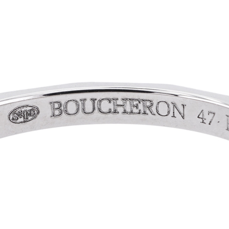 ブシュロン BOUCHERON ファセット リング スモール ファセットリング facette リング 指輪 Pt950 シルバー 結婚指輪 マリッジリング プラチナ