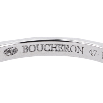 ブシュロン BOUCHERON ファセット リング スモール ファセットリング facette リング 指輪 Pt950 シルバー 結婚指輪 マリッジリング プラチナ