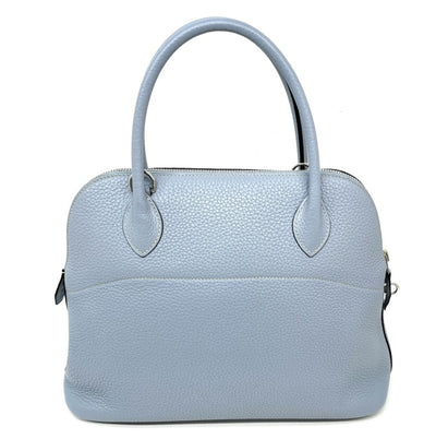 HERMES HERMES Bolide 31 Bolide 31 Bag, Tote bag, Shoulder bag, Torillon Clemence, Blue, Silver hardware