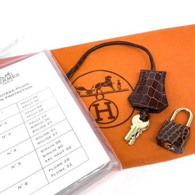 エルメス HERMES バーキン30 バーキン 30 バッグ トートバッグ ポロサス クロコダイル ミエル ブラウン 茶 ゴールド金具 ハンドバッグ