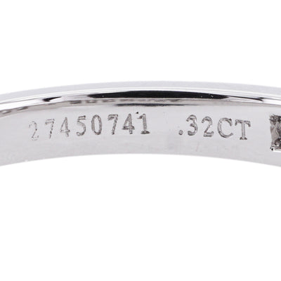 ティファニー TIFFANY&Co. エンゲージメント リング チャネル セット ダイヤモンド バンド プラチナ ハーフエタニティ ハーフサークル ティファニーセッティング リング 指輪 Pt950 プラチナ ダイヤリング 婚約指輪 プラチナ
