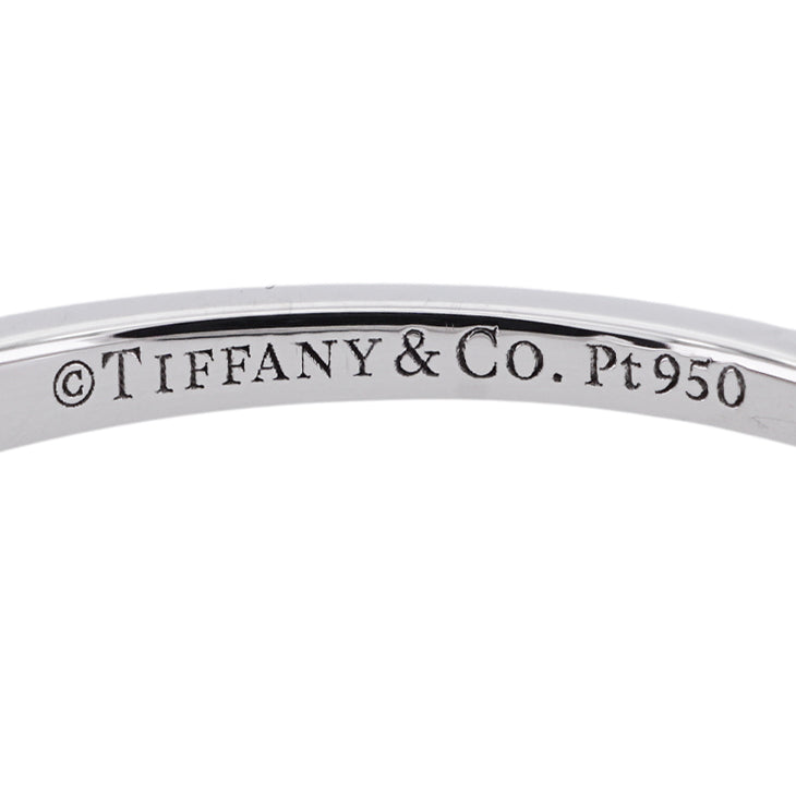 ティファニー TIFFANY&Co. エンゲージメント リング ラウンド ブリリアント カット ダイヤモンド ＆ プラチナ ダイヤモンド バンド ティファニー トゥルー リング 指輪 ダイヤリング 婚約指輪 エンゲージリング プラチナ